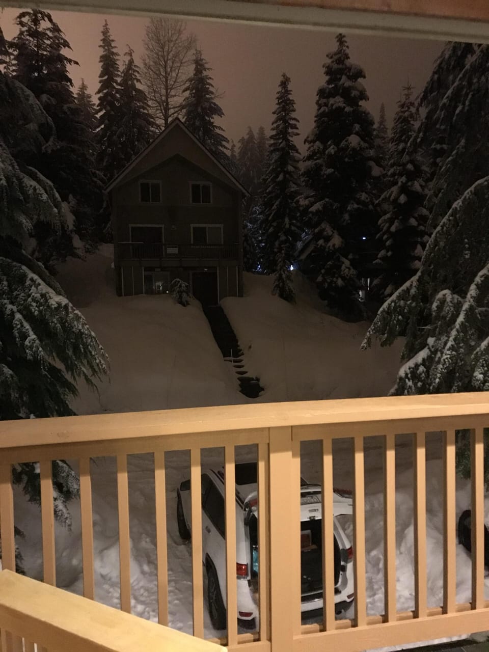 View from deck
