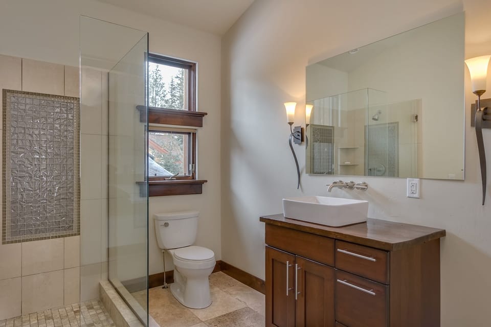 Guest Bathroom with Shower on First Floor