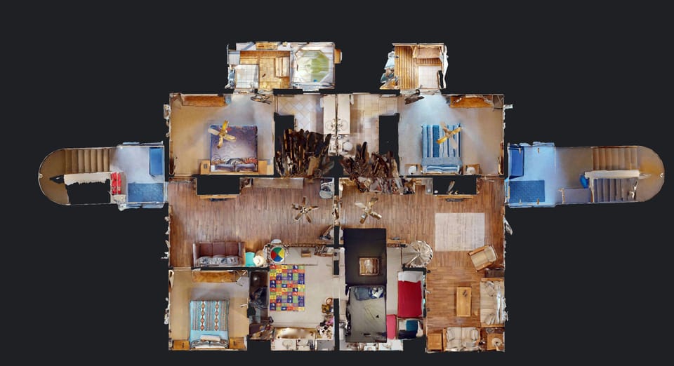 "Floor Plan" View of the South Penthouse