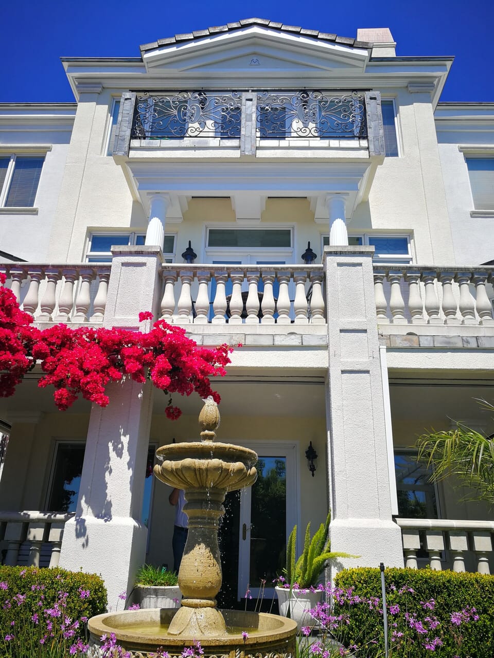 You will enjoy the entire lower level and yard of this estate. 