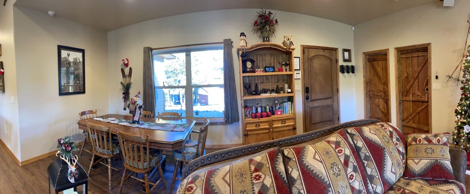 Dining area for the holidays