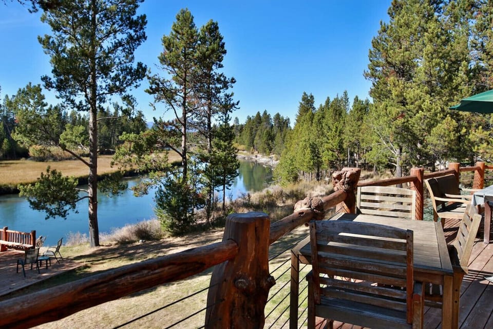 More deck views with seating for both lounging and dining