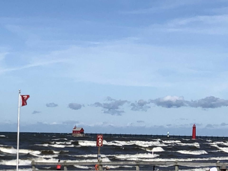 Grand Haven downtown beach