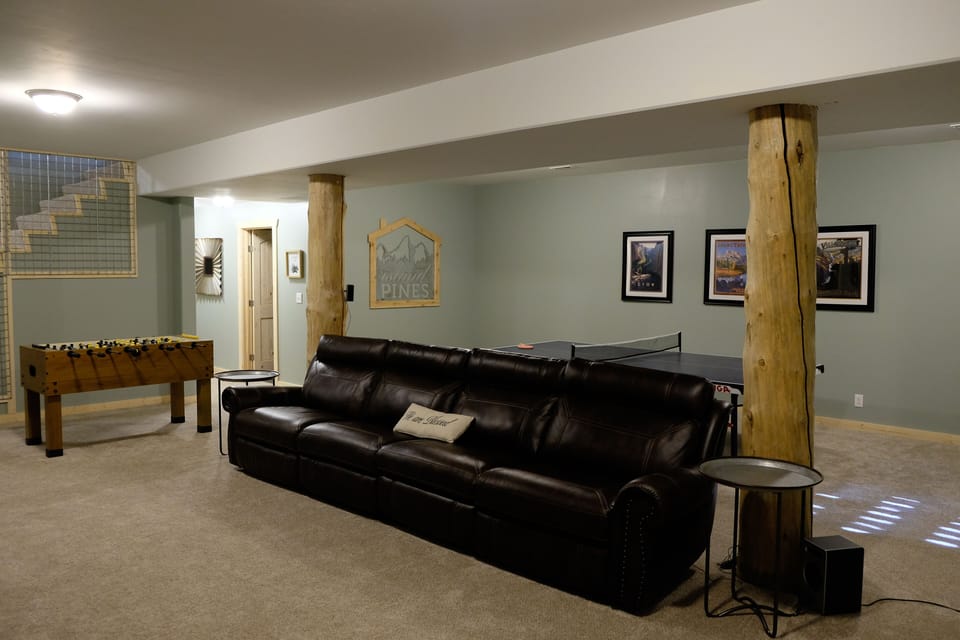 Basement Media and Game Room