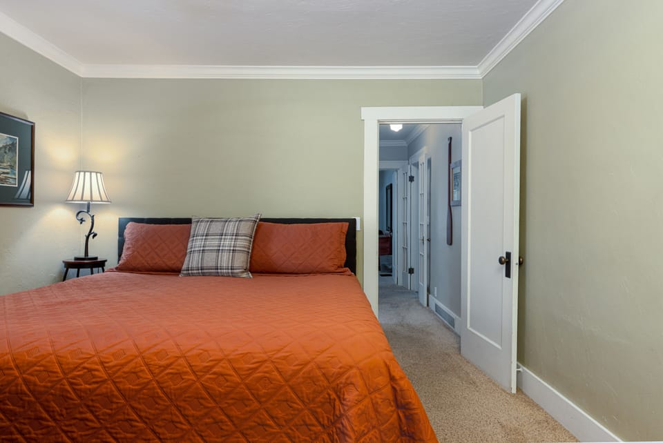 Main bedroom with king bed