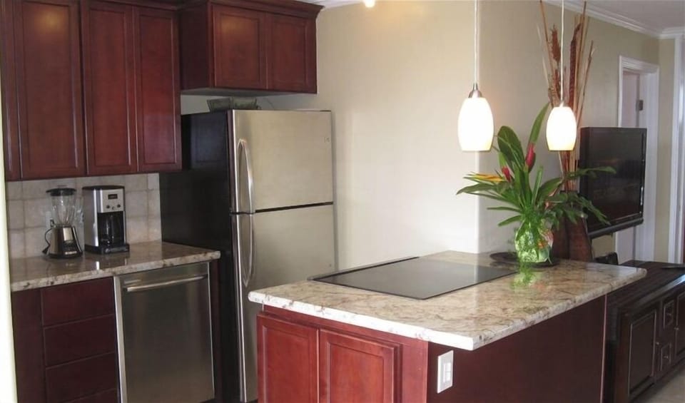 Fully Equipped with Stainless Steel Range, Dishwasher, MW,and Granite Surfaces