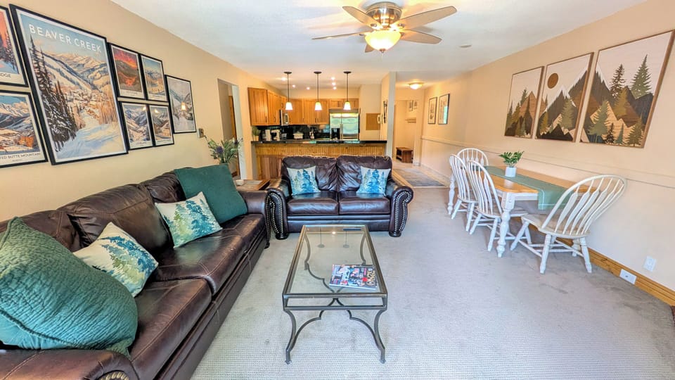 Beaver Creek West Condo J-3 Living room and kitchen