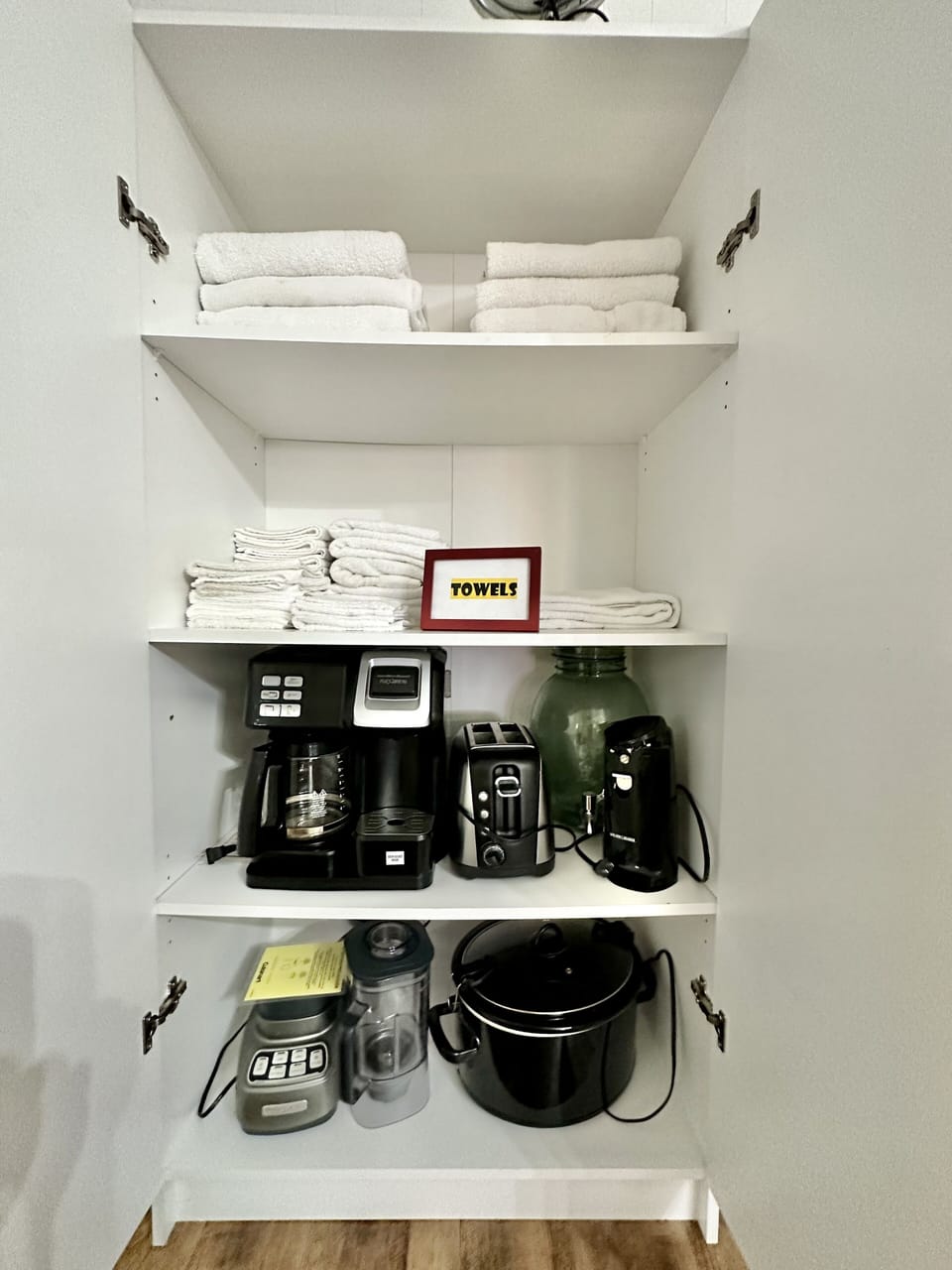 Towels and appliances