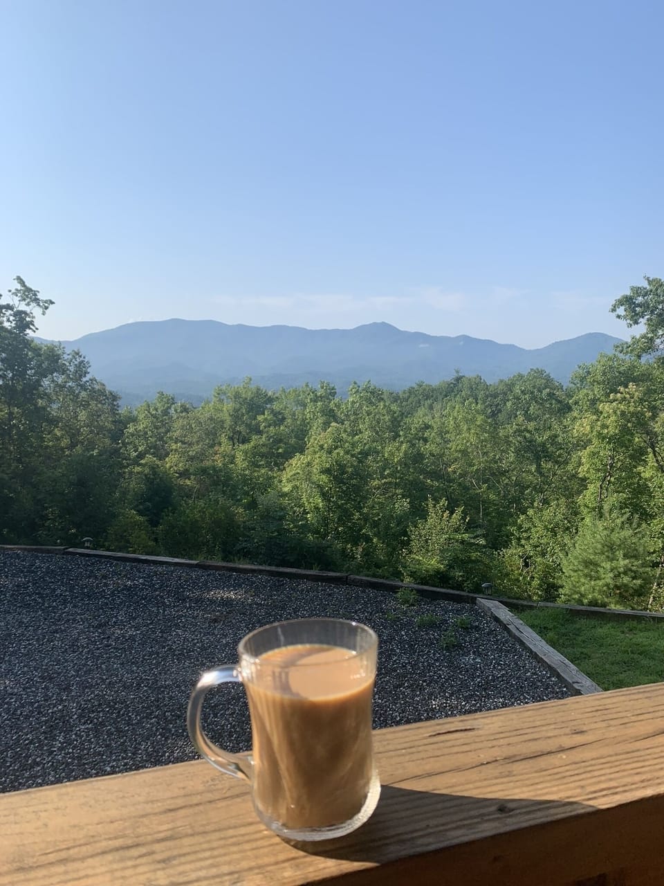 Waking up to this view with your morning coffee! 