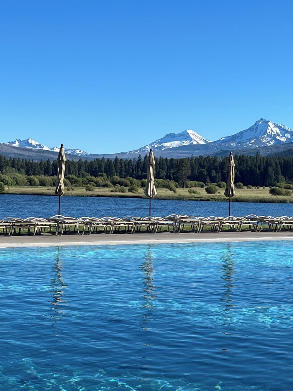 This is one of the five pools and view!