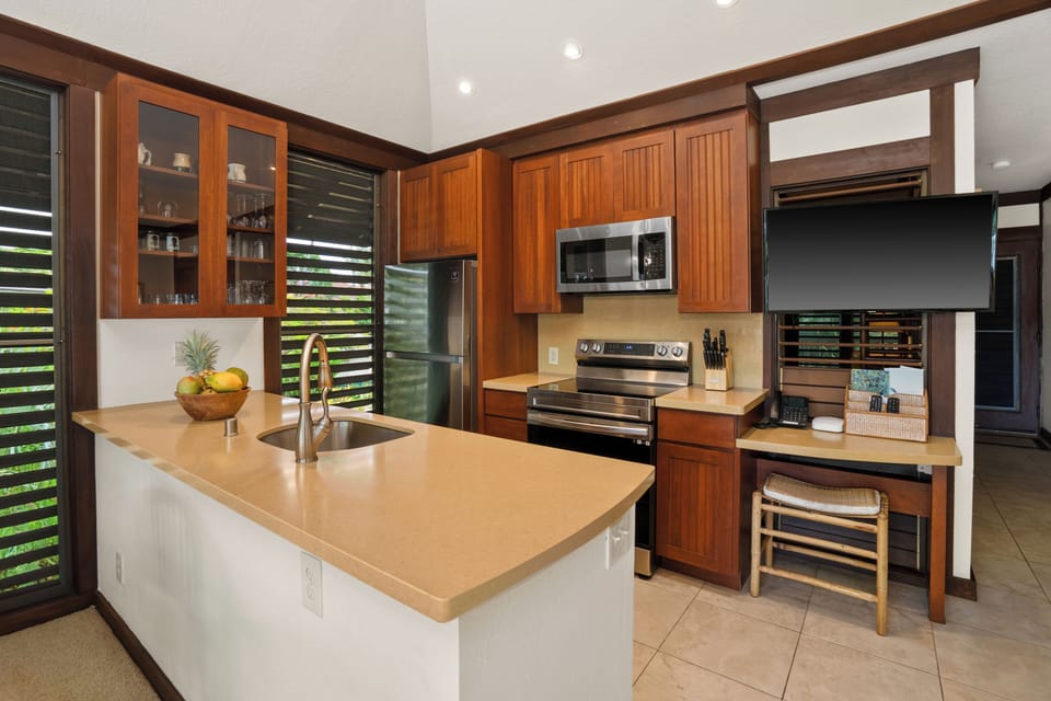 Open concept kitchen