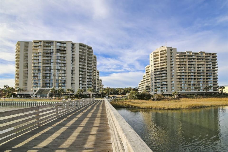 View of North and South Tower from the Bridge