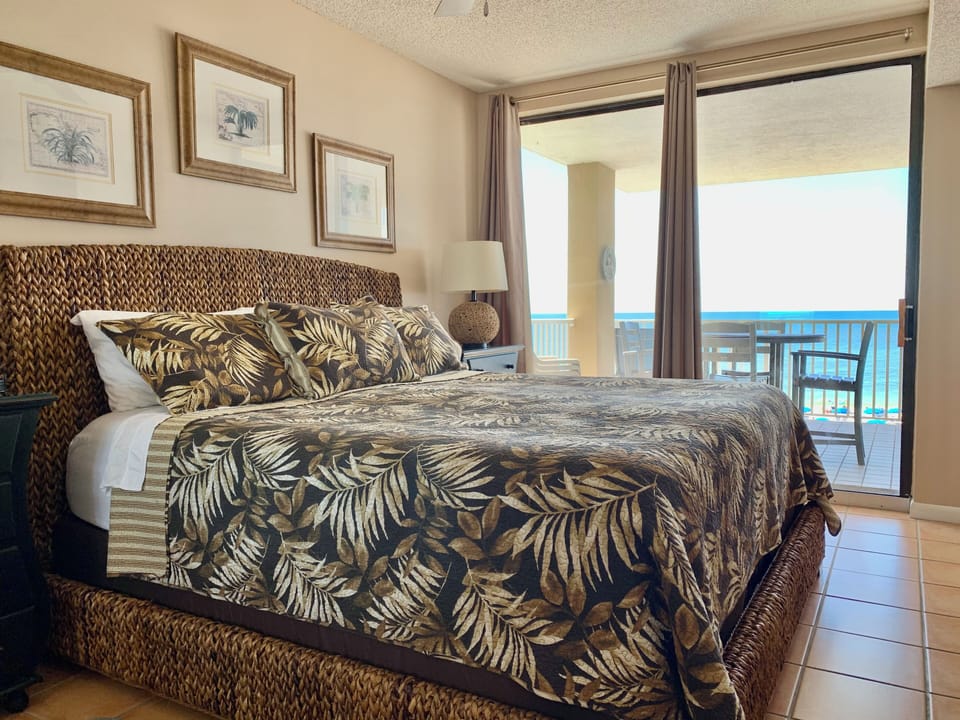 #1 bedroom has direct balcony access, ensuite bath and garden tub/shower