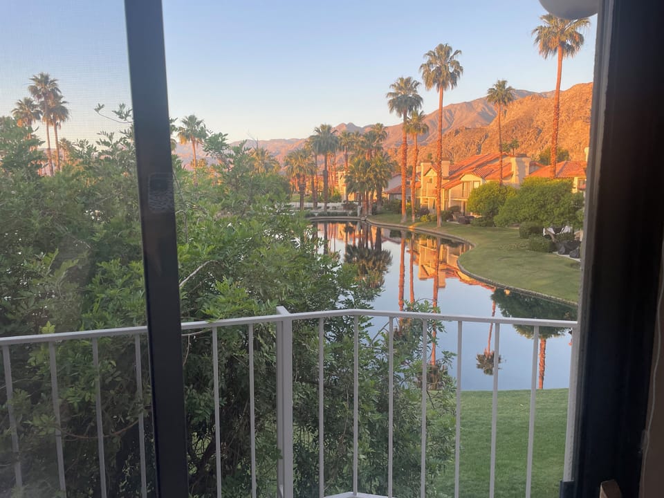 View from the balcony.