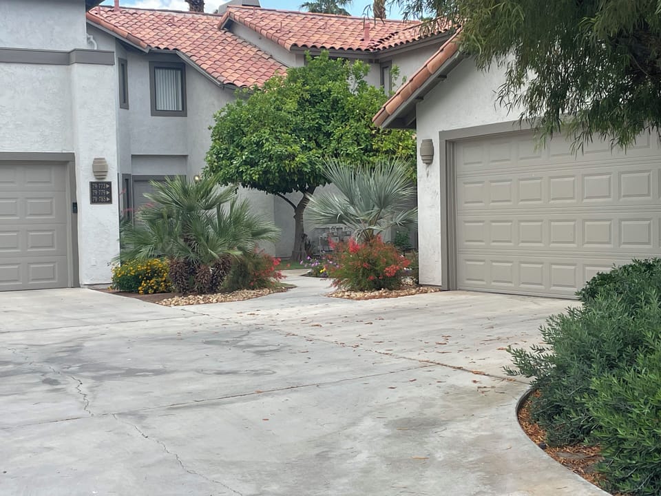 There is a garage available for parking your car.    