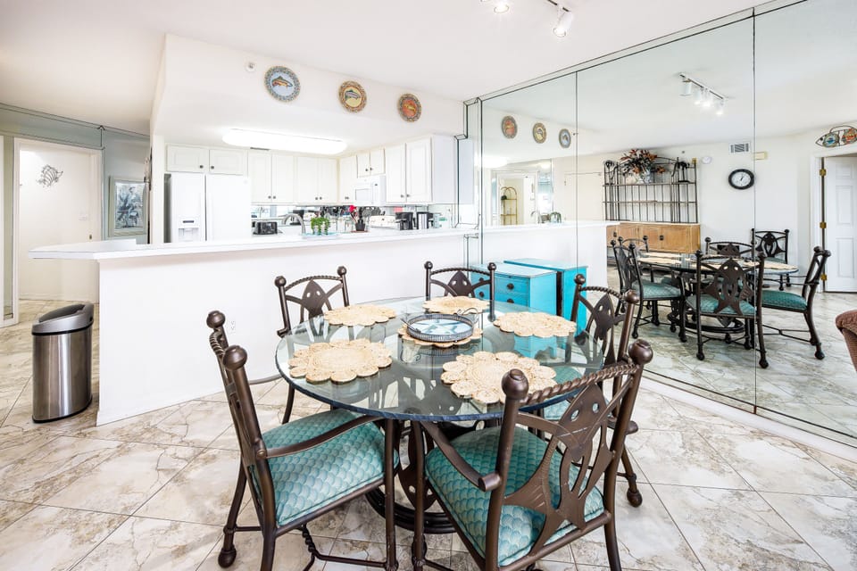 Dining Area - 
Islander Beach Condo Rentals, Okaloosa Island