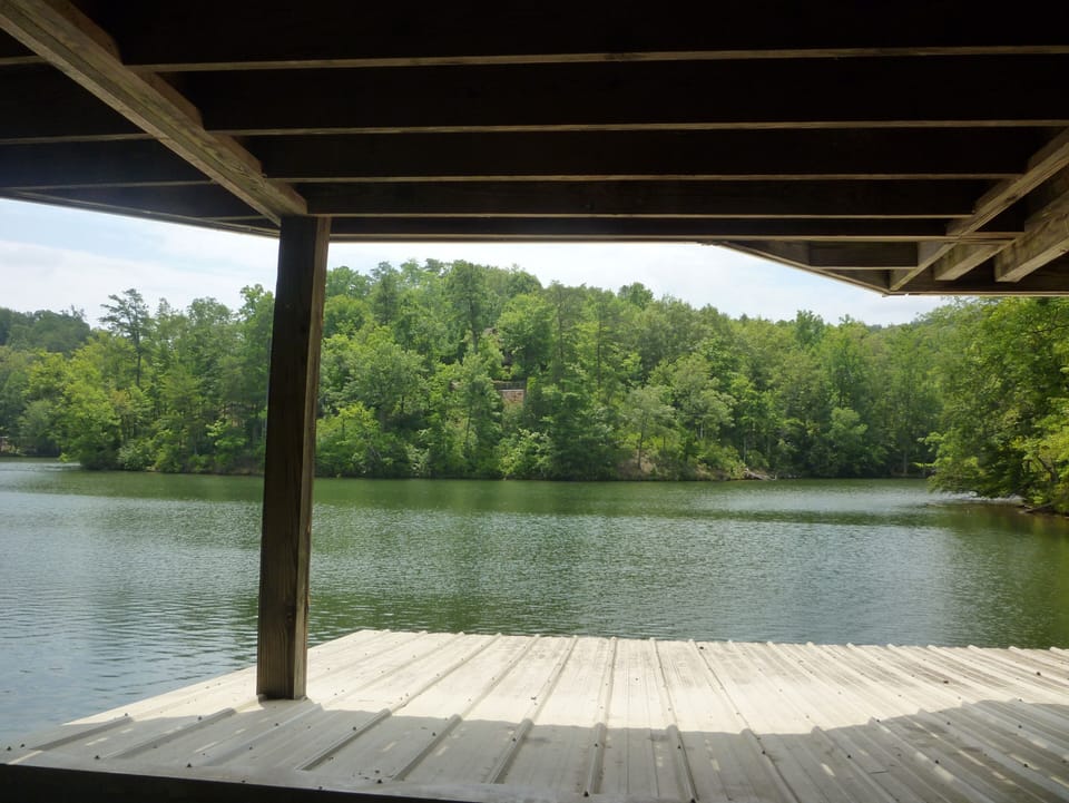 View from lower deck