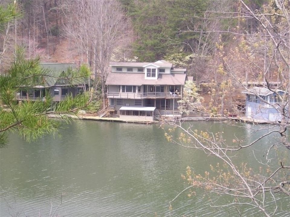 View of The Oar House from the lake.