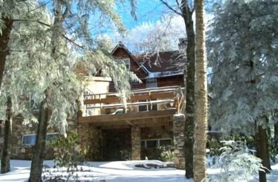 Winter view from downhill