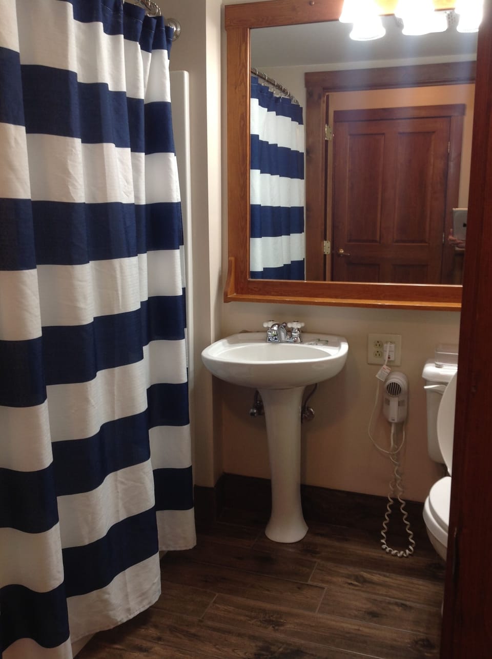 Bathroom with tub and shower.