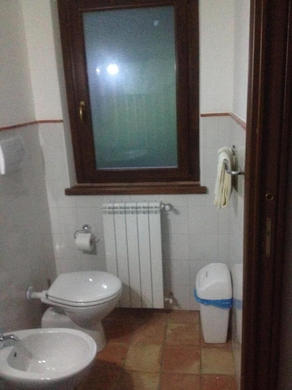 Shower, free toiletries, hair dryer, bidet