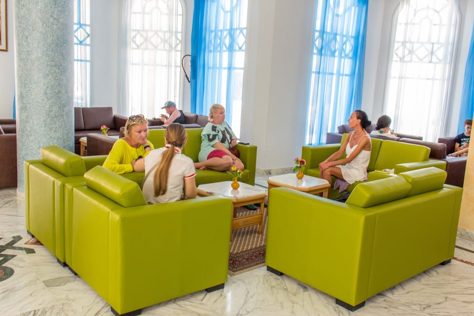 Lobby sitting area