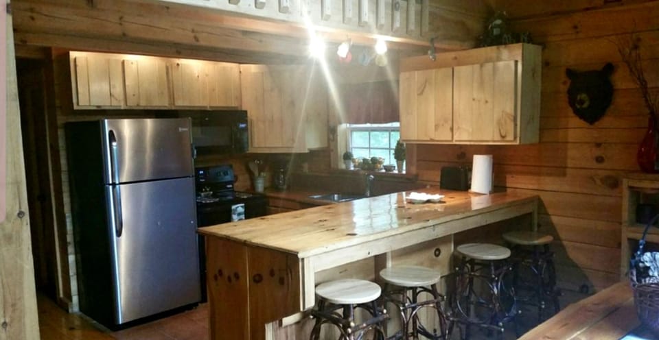 Open living room/ kitchen