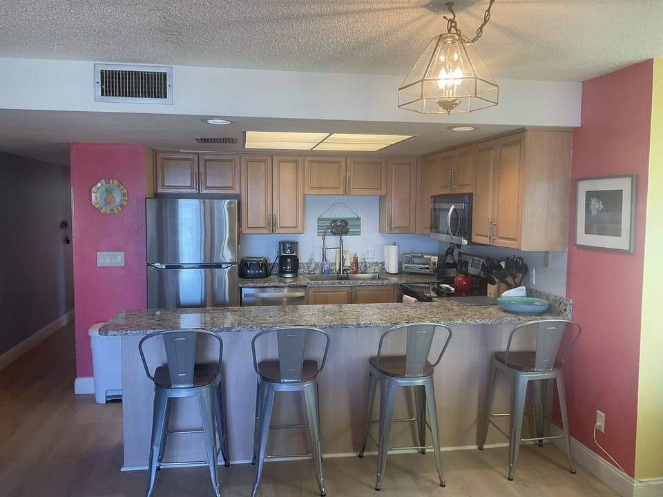 Well equipped kitchen