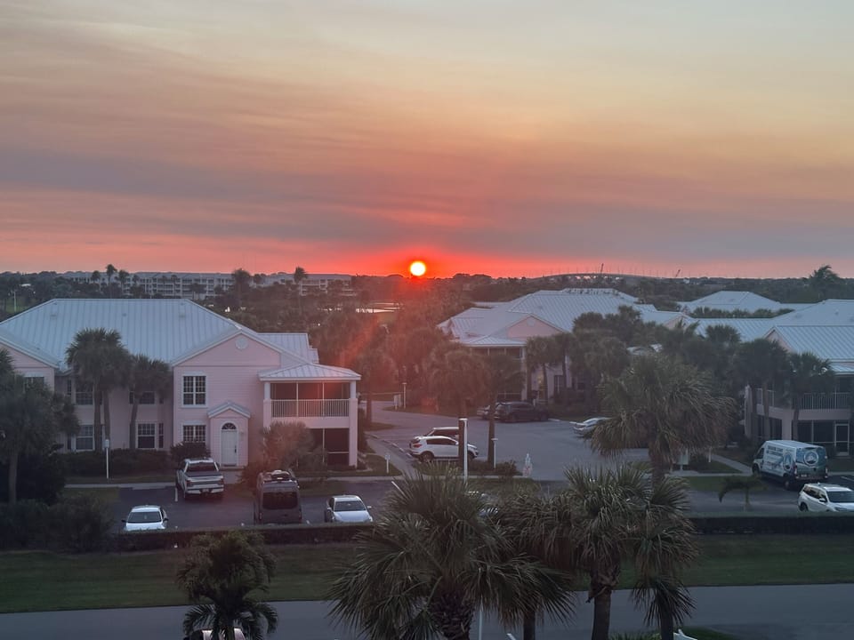 Enjoy sunsets on the primary bedroom balcony