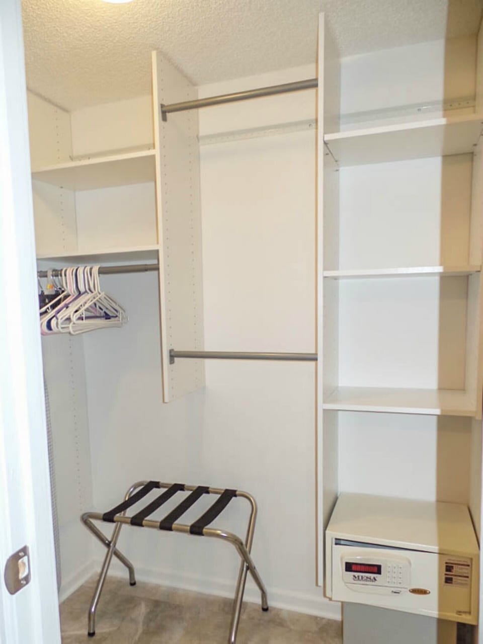 master bedroom has walk in closet