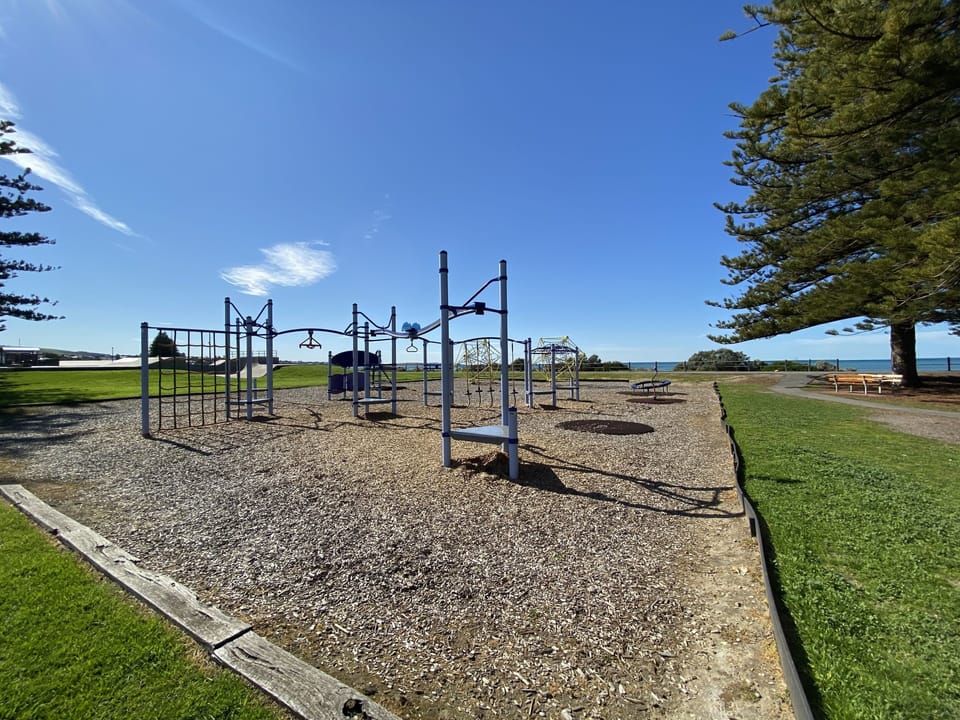 Fantastic Playgrounds for the kids just down the road.