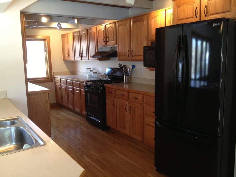 Fully stocked kitchen