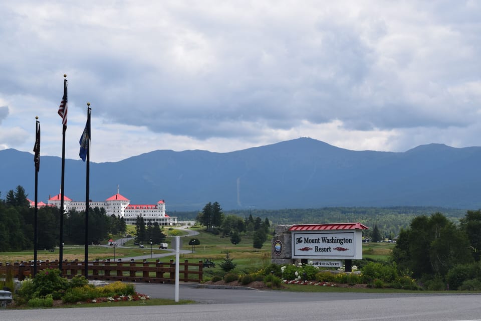 Across the street is the beautiful Omni Mt. Washington Hotel & Spa.