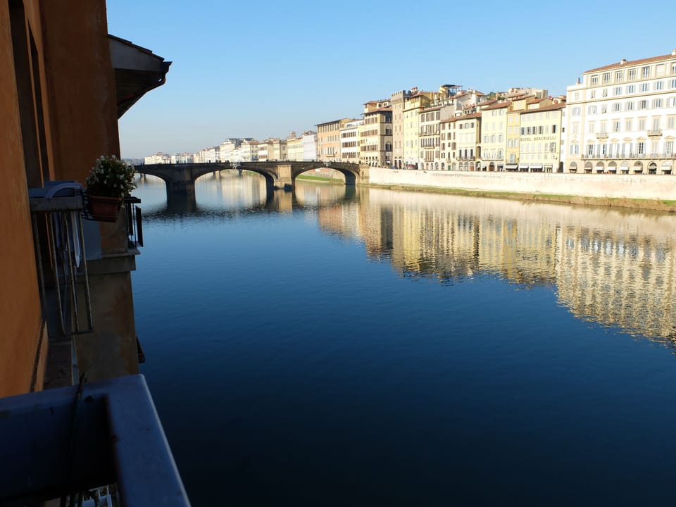 Another view from the windows, Ponte Santa Trinita Bridge