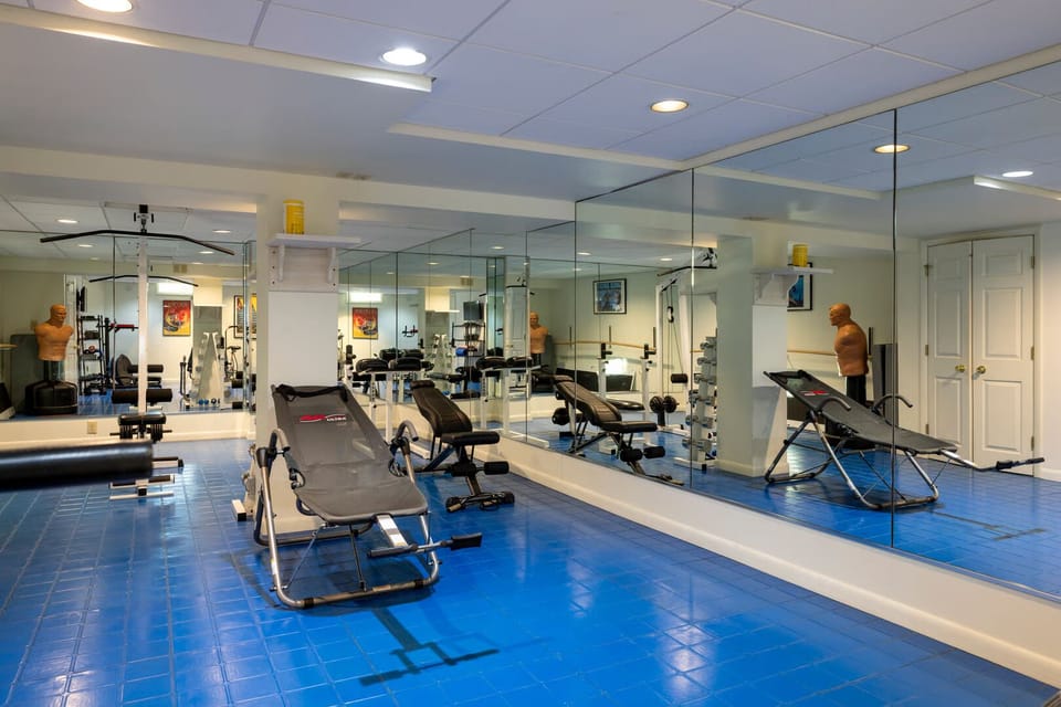 Fully equipped in-house gym for your workout needs!