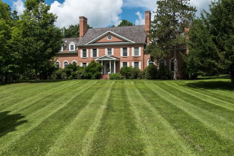 10 acre front lawn! Privacy Galore for your family and friends!