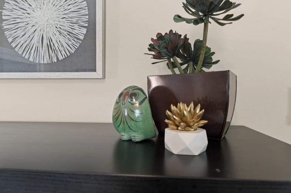 Thoughtful decor.