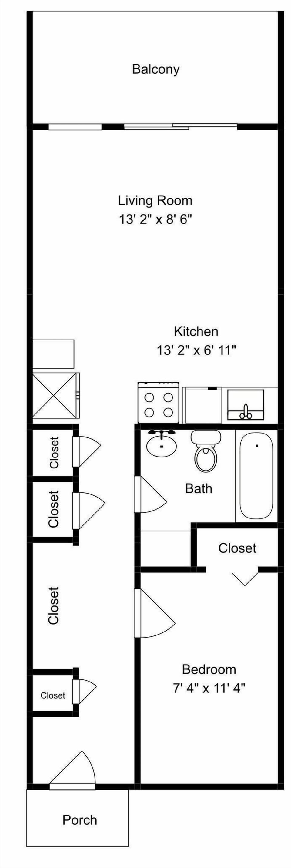 Beach Racquet B309 Floor Plan