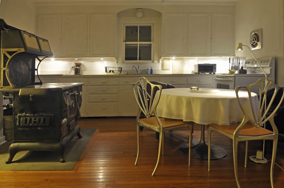 The kitchen - I provide good coffee and teas and simple goods you might need.
