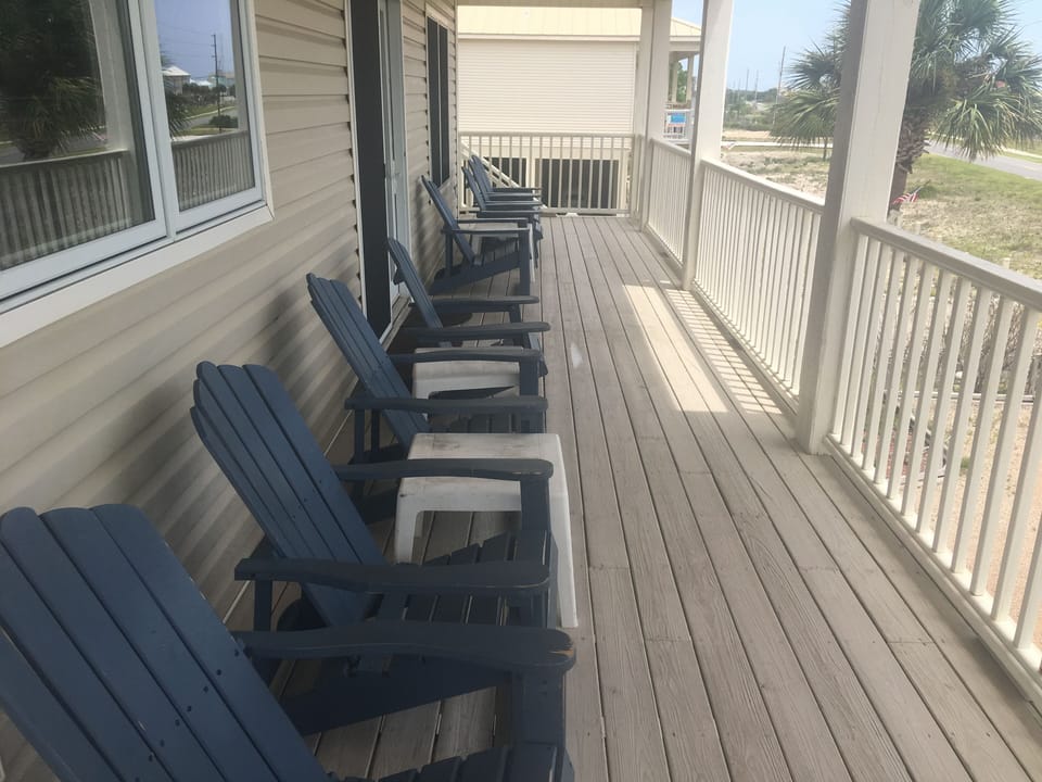 Front porch relaxing