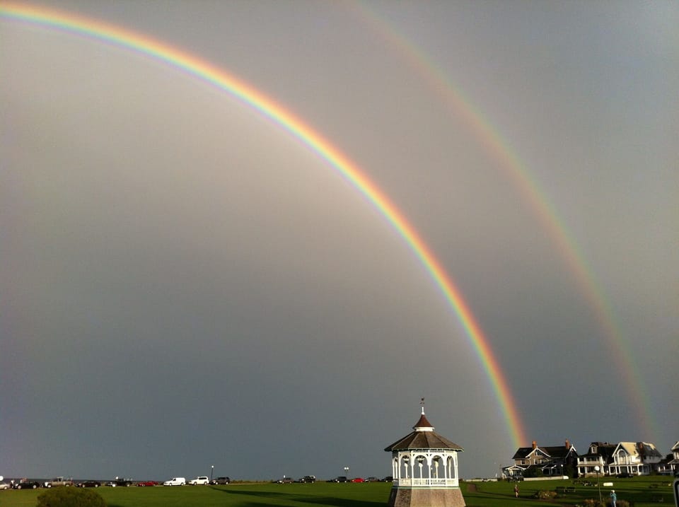 Double rainbow over Ocean Park