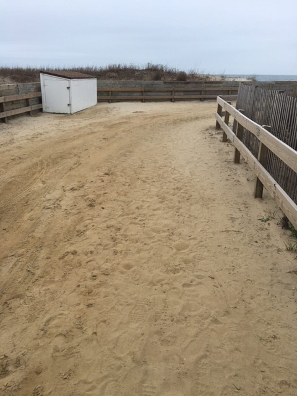 The Walkway to the beach a block away!!