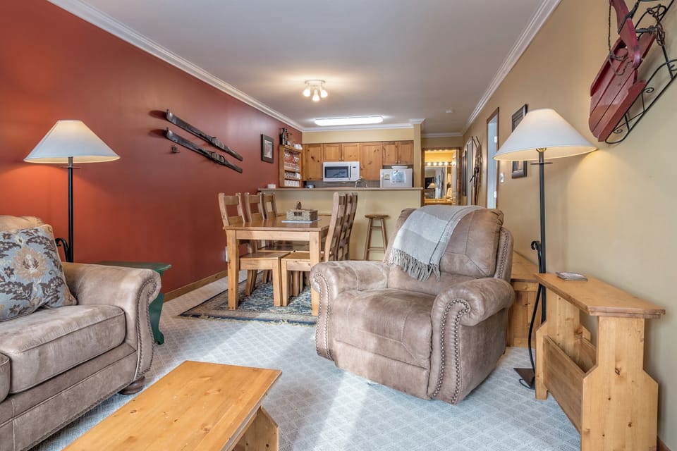 Living Room and Dining Area 