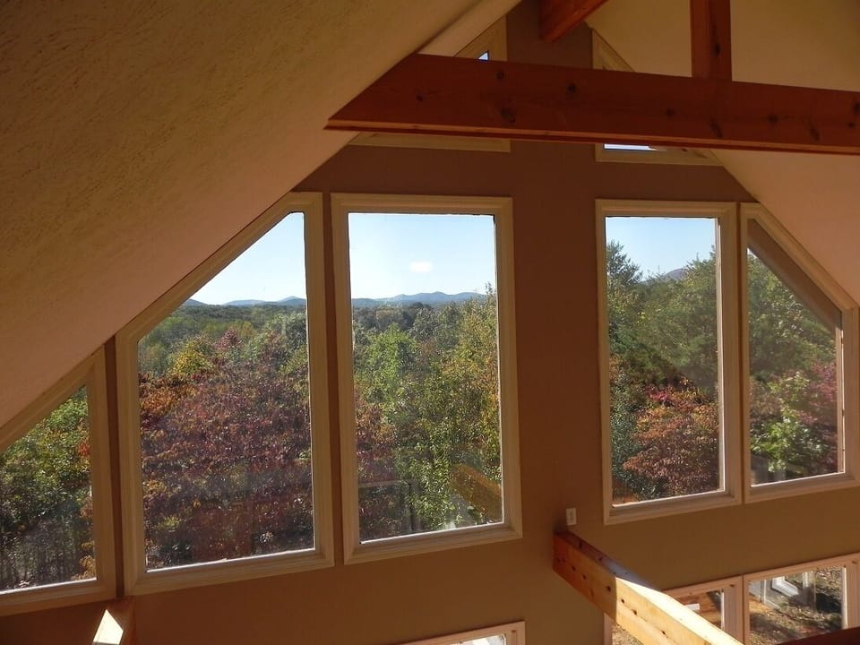 View from the loft sitting area.