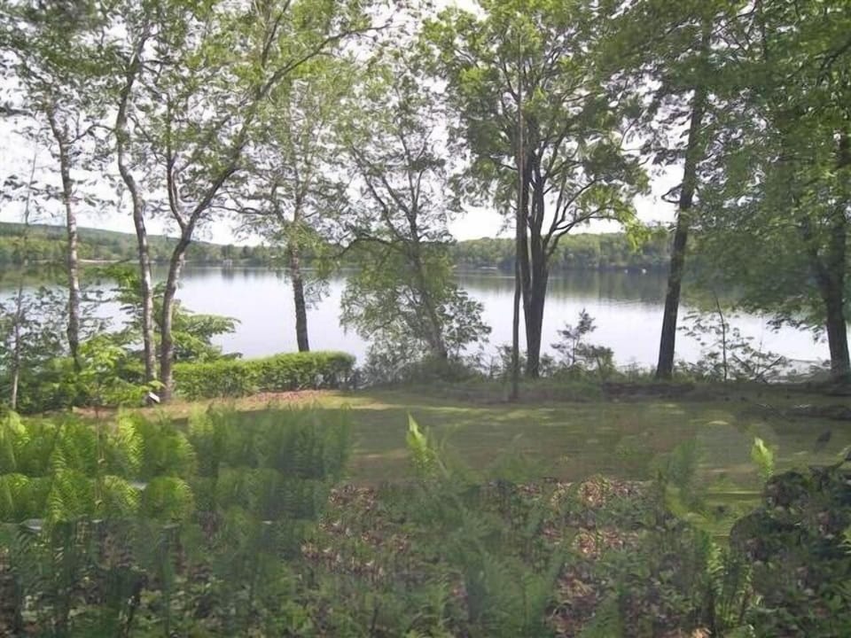View from front porch across Lake Wononscopomuc