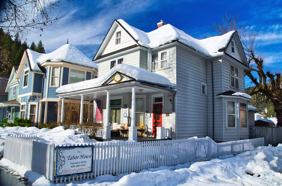 Winter view of Tabor House