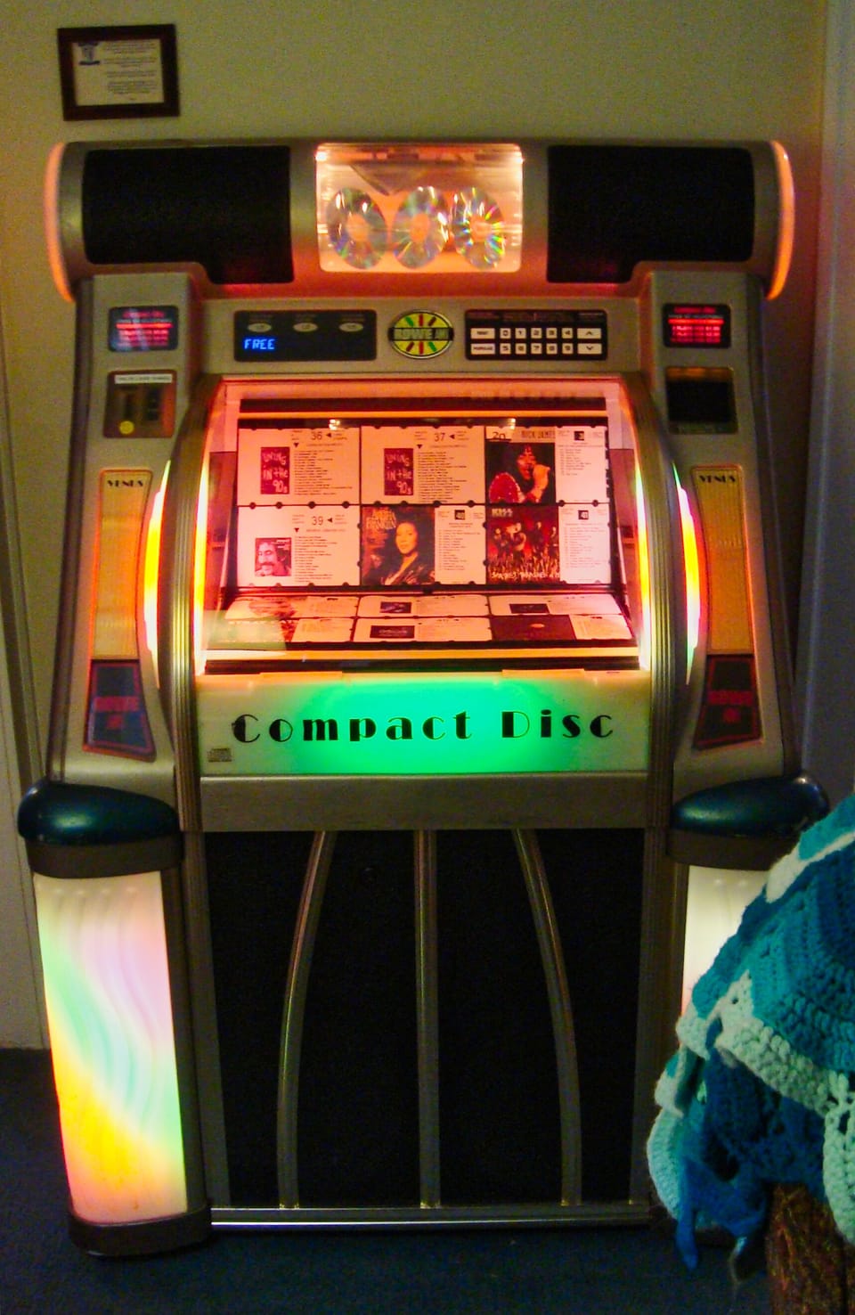 CD Jukebox in Living Room