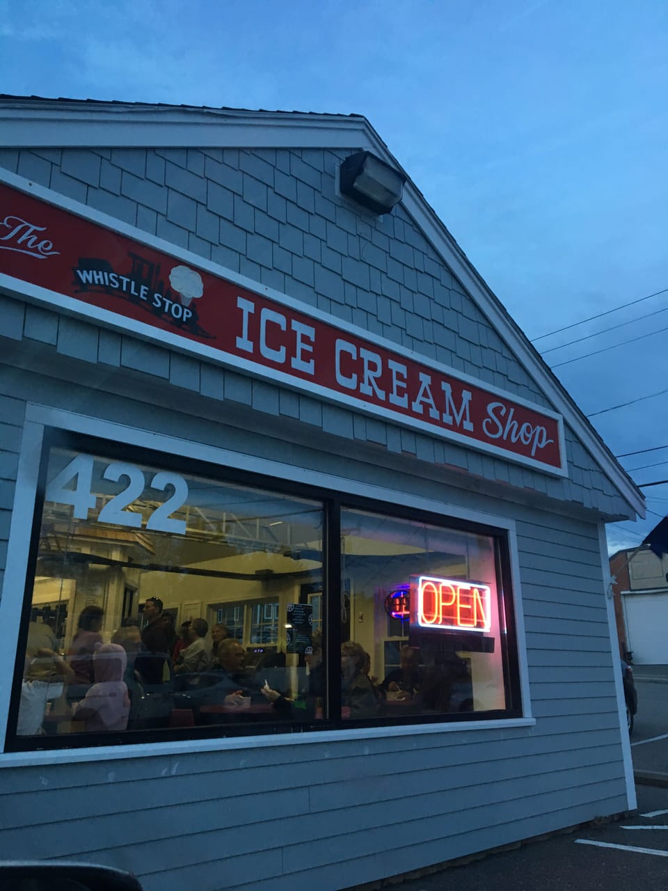 End the night with an easy walk to the local Ice Cream Shoppe 