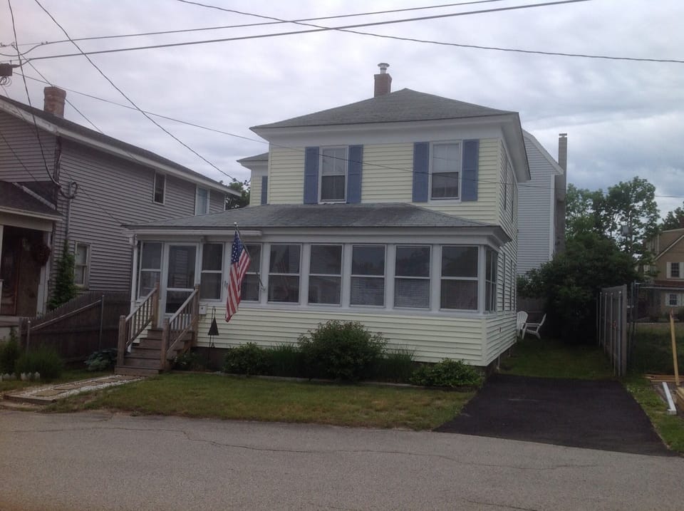 Four houses up from First Street