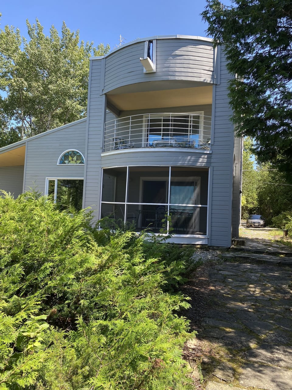 The Gray Gull cottage from the water

